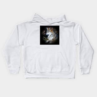 Grey wolf Kids Hoodie